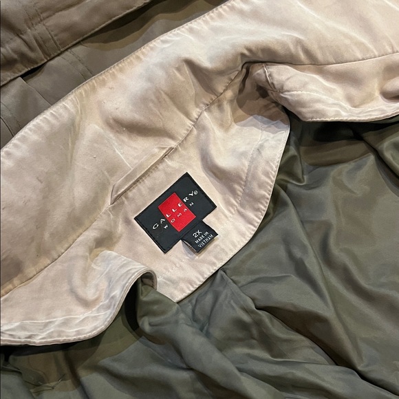 Gallery Women Light brown Hooded Jacket 2x - Picture 2 of 6